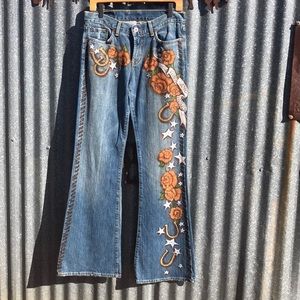 Lucky Brand Jeans - Custom Painted Jeans